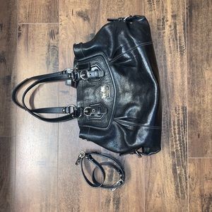Authentic black Coach bag